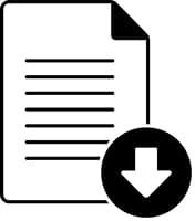 Download document icon. Icon download document, pdf file upload,